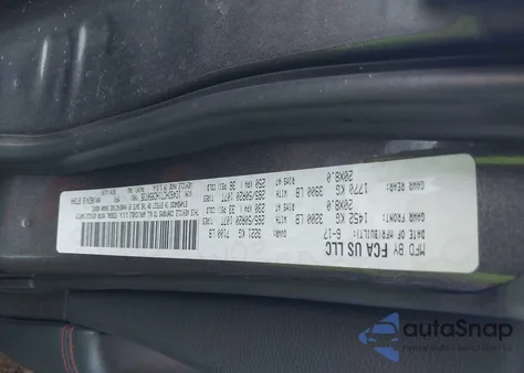 2017 Dodge Durango R/T Rwd из США, поврежденный, VIN 1C4SDHCT1HC950735